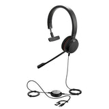 Jabra Evolve20 SE Stereo MS Headset - USB-C/A Adapter, Leather Ear Cushions