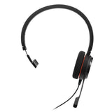 Jabra Evolve20 SE Stereo MS Headset - USB-C/A Adapter, Leather Ear Cushions