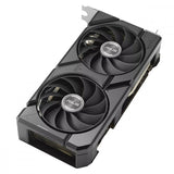 Graphics Card-ASUS-AMD Radeon RX 7600-8 GB-GDDR6-128 bit-PCIE 4.0 8x-Two and Half Slot Fansink-1xHDMI-3xDisplayPort-DUAL-RX7600-O8G-EVO