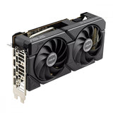 Graphics Card-ASUS-AMD Radeon RX 7600-8 GB-GDDR6-128 bit-PCIE 4.0 8x-Two and Half Slot Fansink-1xHDMI-3xDisplayPort-DUAL-RX7600-O8G-EVO