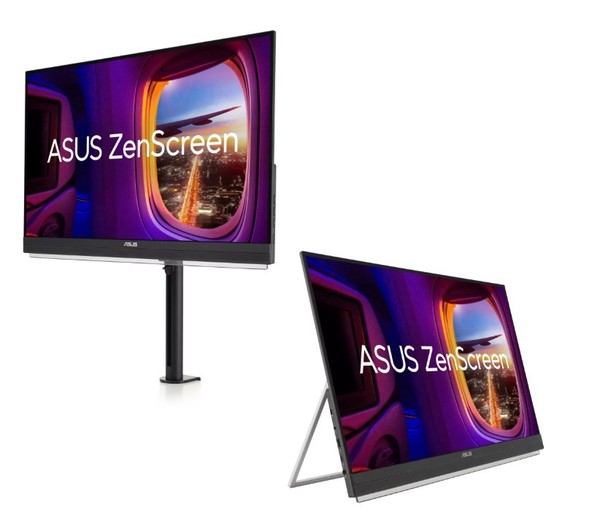 Asus ZenScreen MB27ACF transportable monitor – 27-inch QHD (2560 x 1440), IPS technology, 100Hz, USB-C® PD 70W, speakers, carrying handle/kickstand design, ...