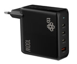 2-Port 20W USB Fast Charger with AC Socket - White