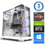 INTOP Ryzen 5 7500F 32GB DDR5 1TB SSD M.2 NVME RTX5060Ti 16GB WIN11