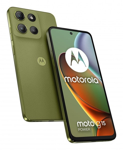 Motorola Moto G15 Power 4G Smartphone (8GB RAM, 256GB Storage, 6000mAh, Green)