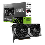 ASUS DUAL GeForce RTX 5060 Ti OC Edition 8GB GDDR6 Graphics Card