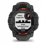 Garmin Instinct 3 Solar Smartwatch - 50mm, Black with Carbon Strap
