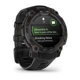 Garmin Instinct 3 - 45mm AMOLED Smartwatch with Black Strap