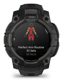Garmin Instinct 3 - 45mm AMOLED Smartwatch with Black Strap
