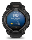 Garmin Instinct 3 - 45mm AMOLED Smartwatch with Black Strap