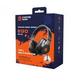 CANYON EGO GH-16 3-in-1 Wireless Gaming Headset (2.4GHz + Bluetooth) - Black