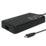 Charger 65W GaN 2xUSB-C + USB-A Wall Charger with USB-C Cable