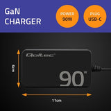 Charger 90W USB-C PD Power Adapter 5V-20V 4.5A