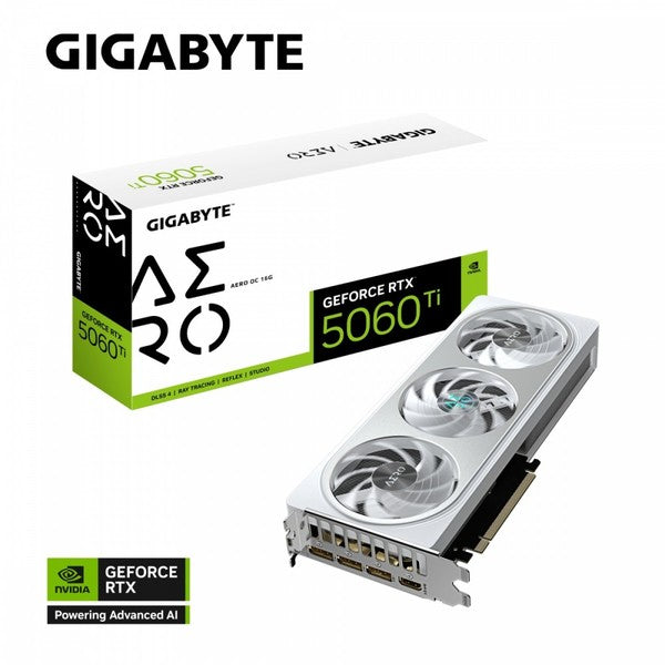 GIGABYTE GeForce RTX 5060 Ti AERO OC 16GB Graphics Card