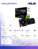 ASUS TUF Gaming GeForce RTX 5070 Ti 16GB GDDR7 OC Edition Graphics Card