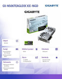 GIGABYTE GeForce RTX 5060 Ti EAGLE OC ICE 16GB Graphics Card