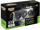 Inno3D GeForce RTX 5080 X3 NVIDIA 16GB GDDR7 Graphics Card