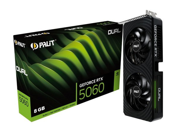 PALIT NVIDIA GeForce RTX 5060 8GB GDDR7 Graphics Card - NE75060019P1-GB2063D