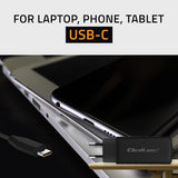 Qoltec 65W GaN Super Fast Charger - USB-C 3.1 (52419)
