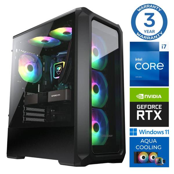 INTOP AQUA i7-14700F 16GB DDR5 1TB SSD M.2 NVME RTX5060Ti 8GB WIN11