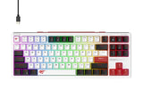 DELTACO DK460 65% Wired Transparent Mechanical Keyboard - US Layout