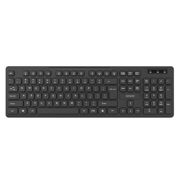 Savio KB-02 USB QWERTY Keyboard for Home & Office - Black