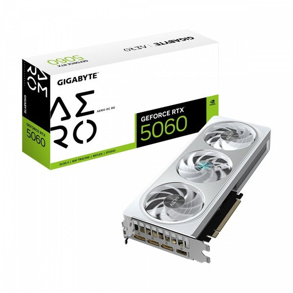 GIGABYTE GeForce RTX 5060 AERO OC 8GB GDDR7 Graphics Card