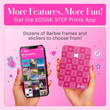 Barbie x Kodak Step Slim Instant Photo Printer - Portable Wireless Zink 2x3 for iOS & Android