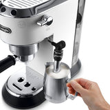 Delonghi - Dedica Pump Espresso - EC685W - Pump pressure 15 bar - Built-in milk frother - Semi-automatic - 1300 W - White