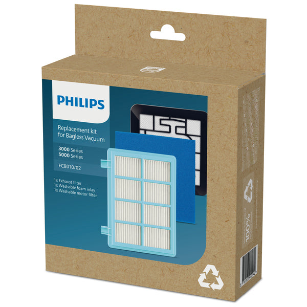 Philips FC8010/02 Replacement Filter Kit for Vacuum Cleaners