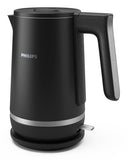 Philips Kettle - HD9395/90 - Electric - 2200 W - 1.7 L - Plastic/Stainless Steel - 360° rotational base - Black