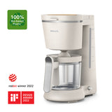 Philips - Coffee Machine - Eco Conscious Edition HD5120/00 - Pump pressure 15 bar - Drip - 1000 W - White
