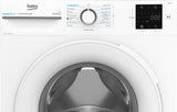 BEKO BM3WFSU37013WW Washing Machine - 7kg, A-Rated, 1000 RPM, Inverter Motor, Steam Cure