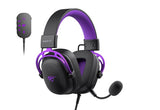 Havit H2002C+U Gaming Headset - Black and Purple