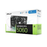 PNY GeForce RTX 5060 8GB Overclocked Dual Fan DLSS 4 Graphics Card
