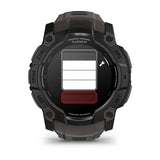 Garmin Instinct 3 - 50mm AMOLED Smartwatch with Carbon Strap, Black