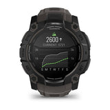 Garmin Instinct 3 - 50mm AMOLED Smartwatch with Carbon Strap, Black