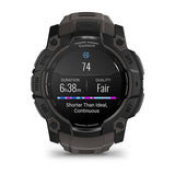Garmin Instinct 3 - 50mm AMOLED Smartwatch with Carbon Strap, Black