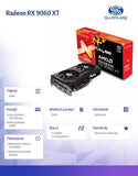 SAPPHIRE PULSE AMD Radeon RX 9060 XT Gaming OC 16GB Graphics Card
