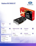 SAPPHIRE PULSE AMD Radeon RX 9060 XT Gaming OC 8GB Graphics Card