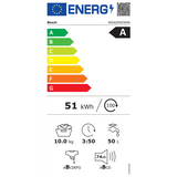 Bosch WGG254ZWSN Front Load Washing Machine - 10kg Capacity, 1400 RPM, A Energy Class