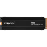 Crucial T700 1TB PCIe Gen5 NVMe M.2 SSD with heatsink