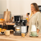 Cecotec Coffee Maker - Power Espresso 20 Cream - Pump pressure 20 bar - Built-in milk frother - Semi-automatic - 1350 W