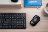 Savio KB-02 USB QWERTY Keyboard for Home & Office - Black