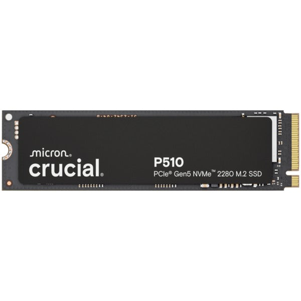 Crucial P510 1TB PCIe Gen5 NVMe 2280 M.2 SSD Read speed 11000 MB/s- Write speed 9500 MB/s
