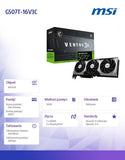 MSI GeForce RTX 5070 Ti 16G VENTUS 3X OC DLSS 4 Graphics Card