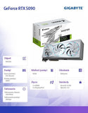 GIGABYTE AORUS GeForce RTX 5090 MASTER ICE 32GB Graphics Card