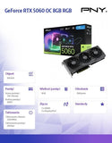 Graphics Card GeForce RTX 5060 OC 8GB RGB VCG50608TFXXPB1-O