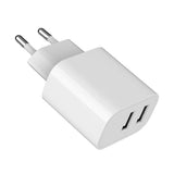 Gembird TA-UC-2A12-01 Universal AC Wall Charger for Smartphones, Smartwatches, and Tablets - White