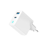 Gembird TA-UC-PDQC65L-W-01 Universal AC Fast Charger for Mobile Devices - White