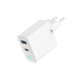 Gembird TA-UC-PDQC65L-W-01 Universal AC Fast Charger for Mobile Devices - White